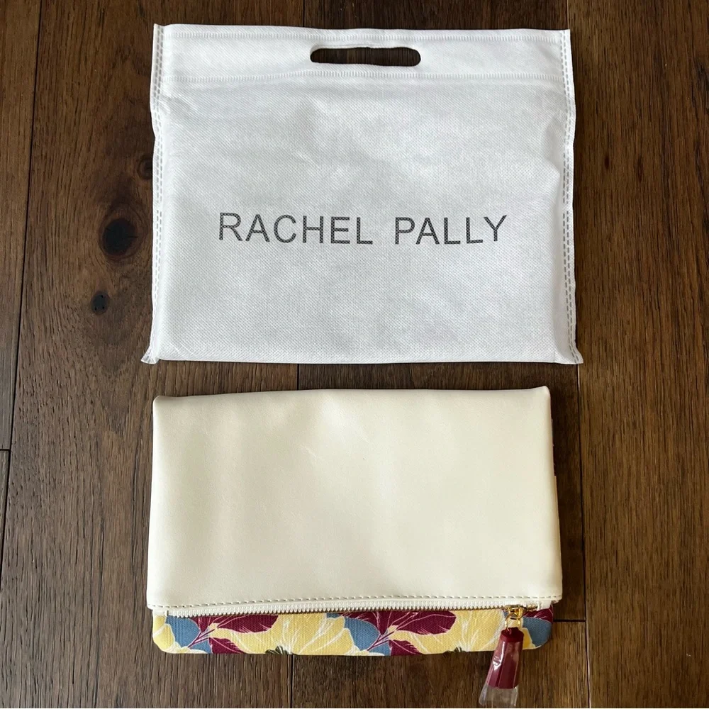 NEW! Anthropologie Rachel Pally Reversible Folding Floral large Clutch